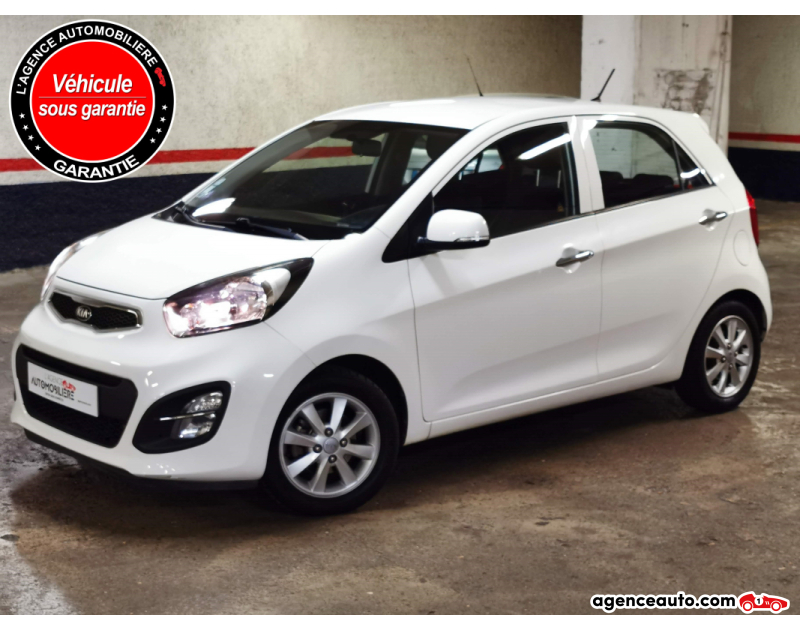Achat voiture occasion, Auto occasion pas cher | Agence Auto Kia Picanto II 1.2 85ch Prémium Boite Auto 43050 km Blanc Année 2012 Automatique Essence